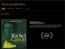 Tablet Screenshot of 42ndparallel.com